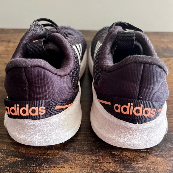 Adidas| Black/White Toddler Unisex Striped Racer Sneakers Shoes Size US 5 - Picture 4 of 6